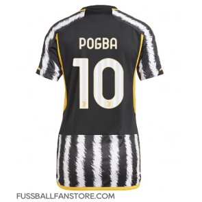 Juventus Paul Pogba #10 Replik Heimtrikot Damen 2023-24 Kurzarm